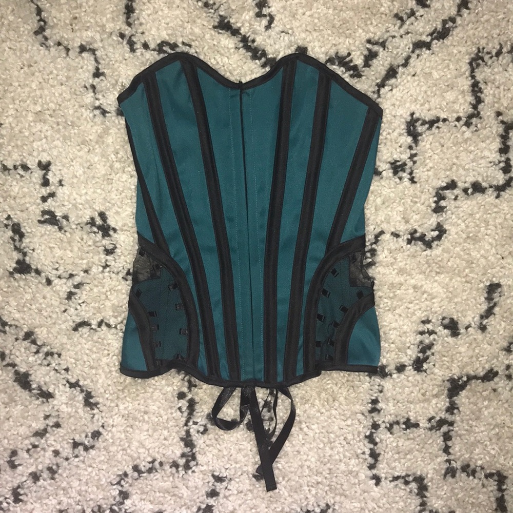 Teal corset from Charlotte Russe